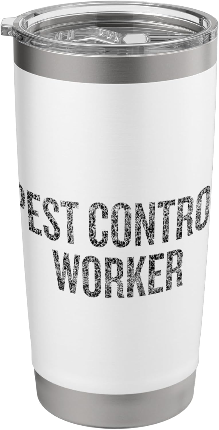 Pest Control Worker Career Seasoned Professional Vintage Stainless Steel Insulated Tumbler