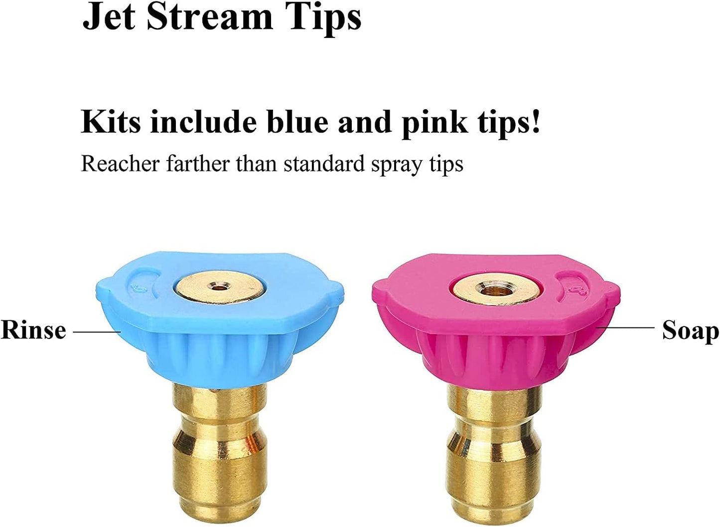 Tool Daily Second Story Quick-Connect Nozzle Kit for Pressure Washer, 