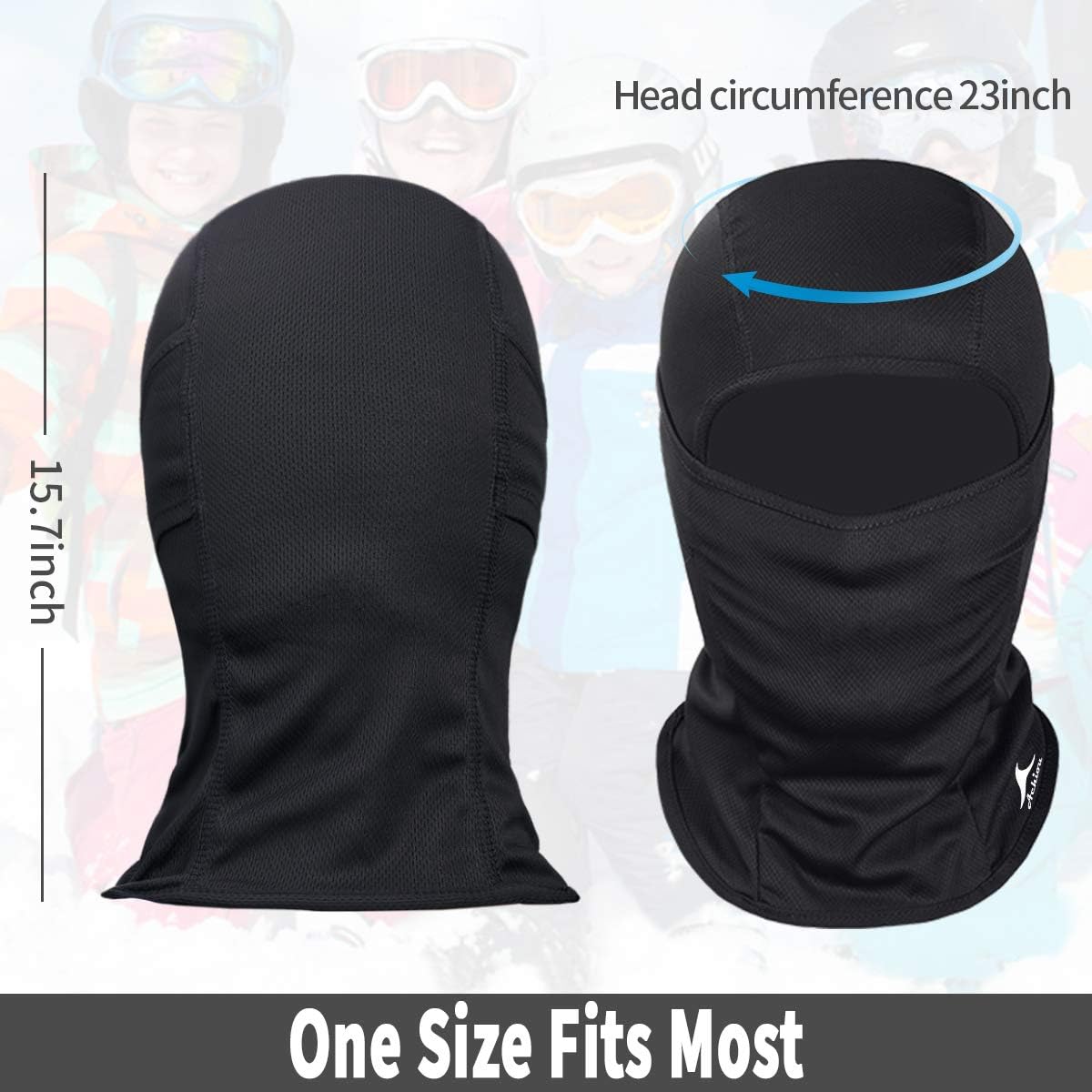 Achiou Ski Mask for Men Women, Balaclava Face Cover, Shiesty Mask UV P