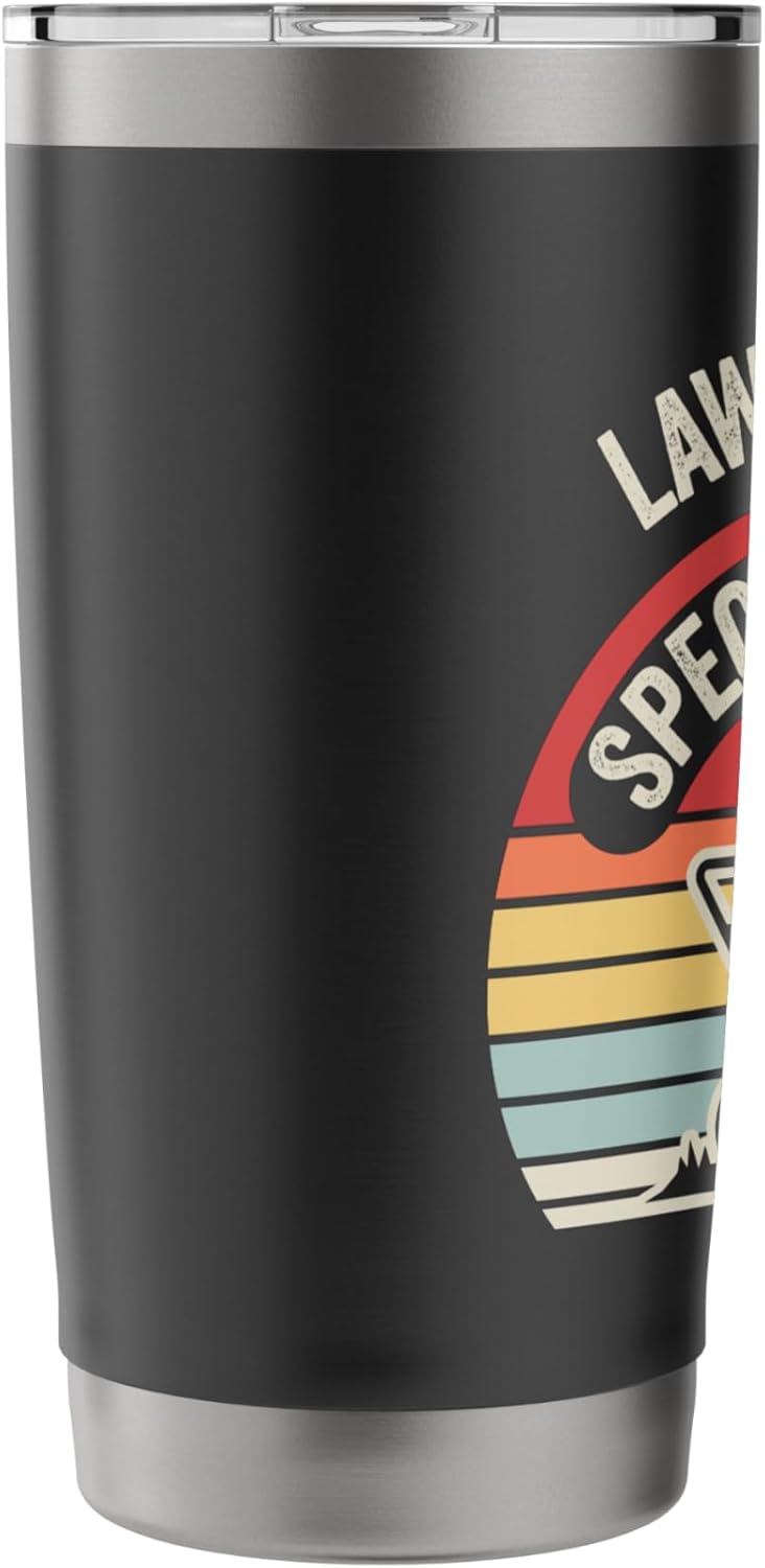 Lawn & Order Special Mowing Unit Humor Stainless Steel Insulated Tumbler