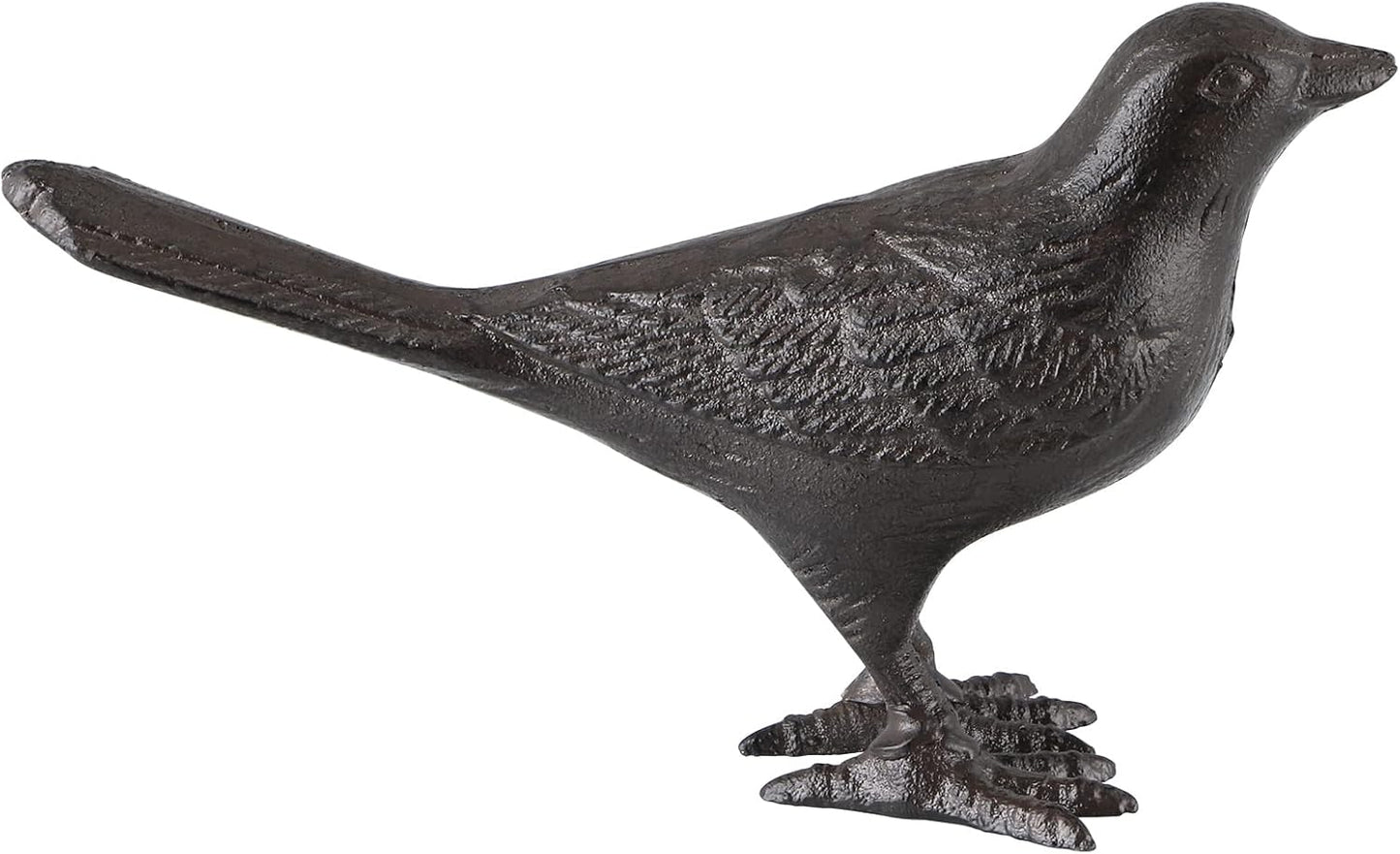 MOLIGOU Cast Iron Bird Figurine, Bird Statues Home Decor, Decorative D