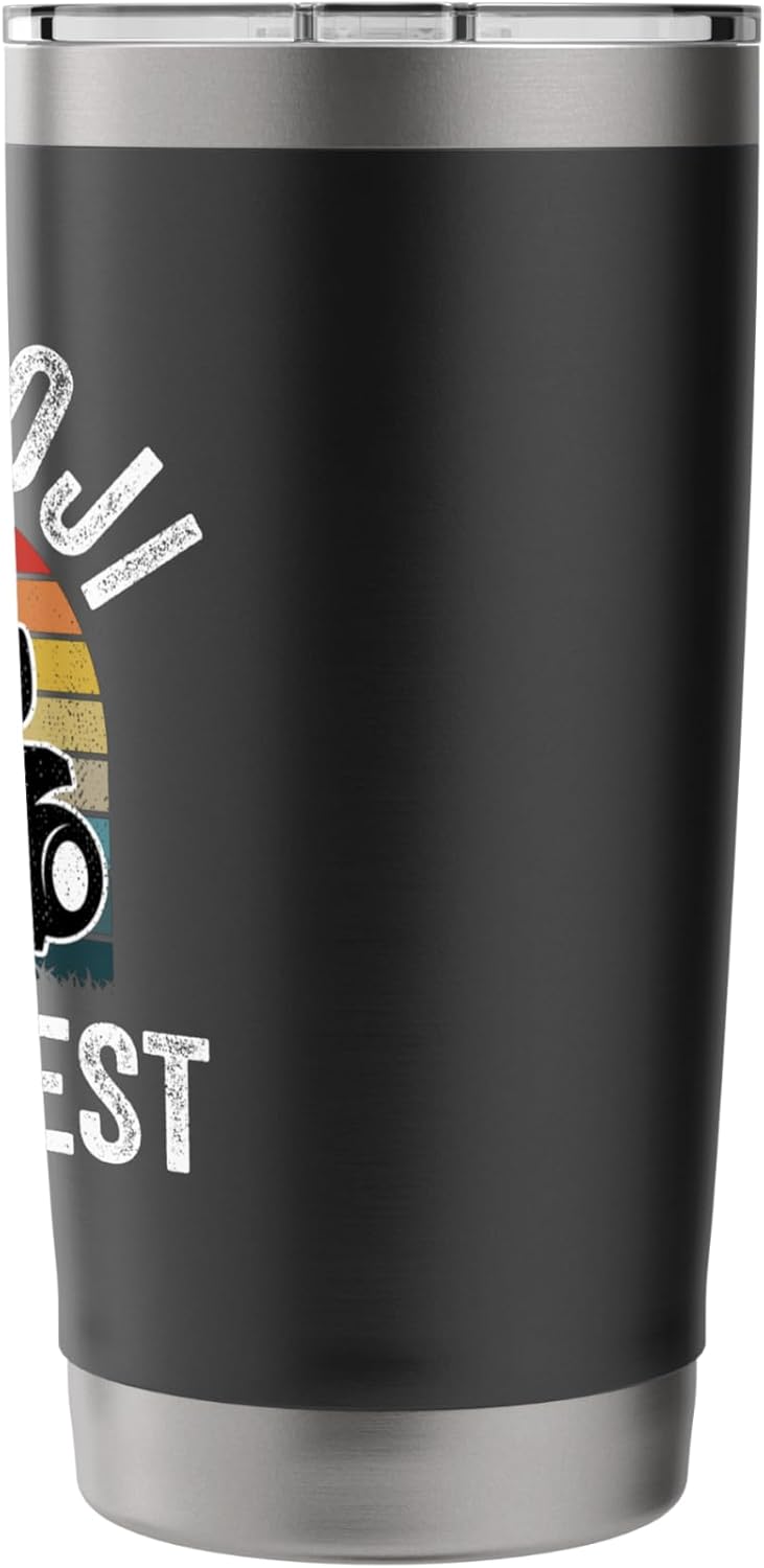 Haraboji Mows Best Funny Gardener Lawn Care Father's Day Stainless Steel Insulated Tumbler