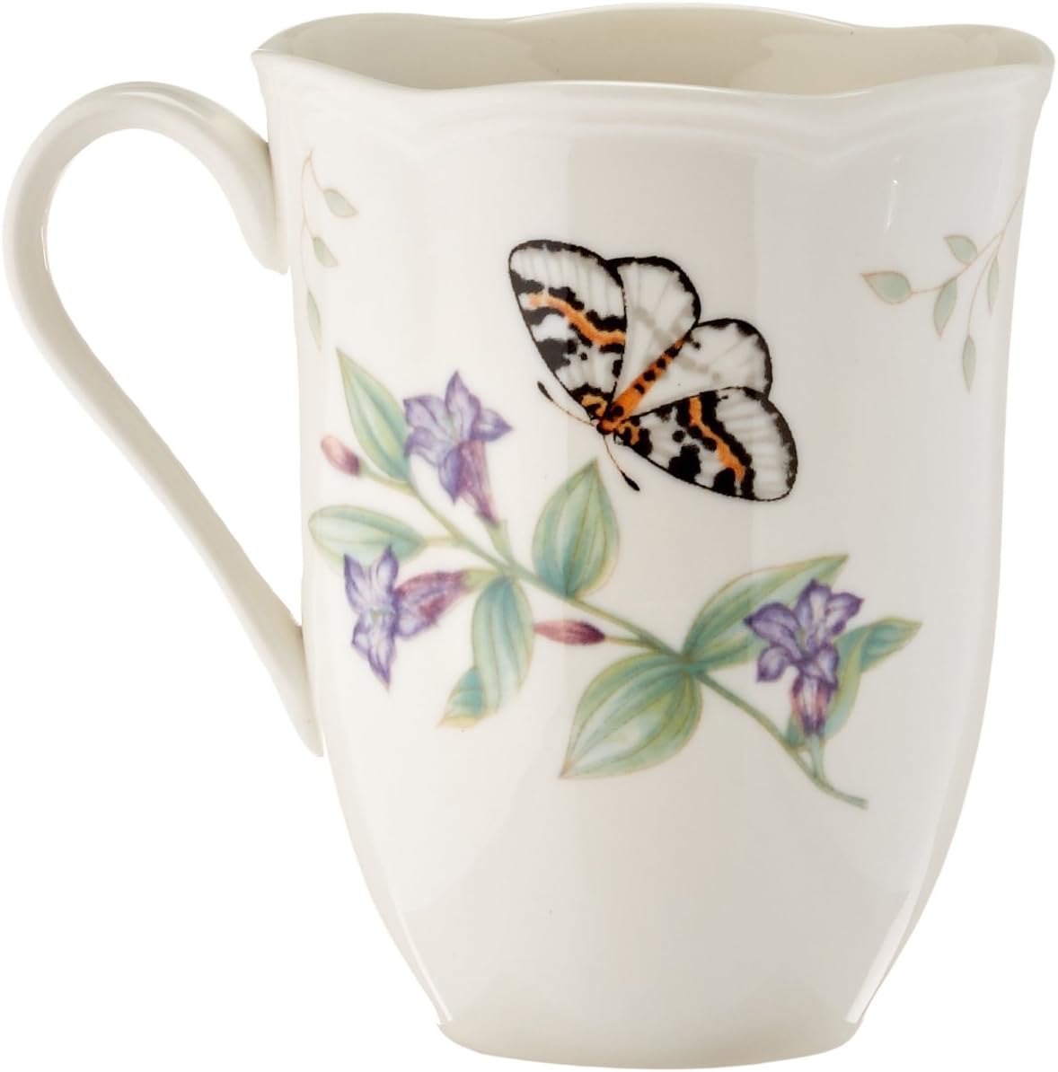 Lenox Dinnerware Set, Butterfly Meadow 18-Piece Set, Service For 6, Wh