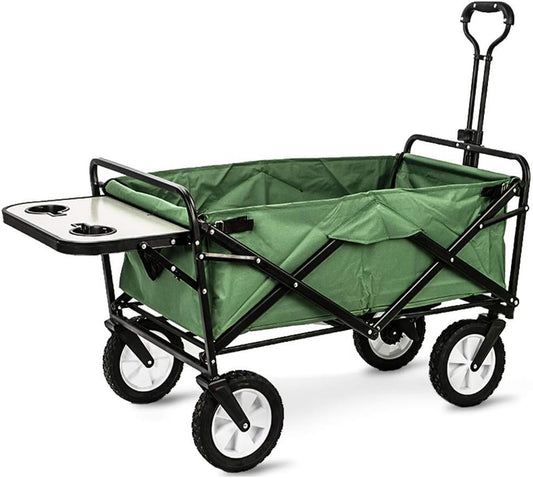 Wagons Utility Garden Cart with Side Table Drink Holders,Utility Colla
