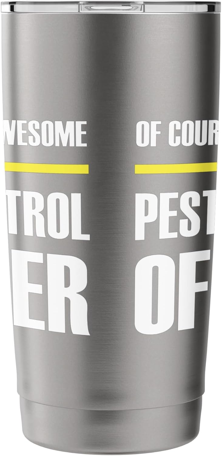 The Original Awesome Pest Control Officer Stainless Steel Insulated Tumbler