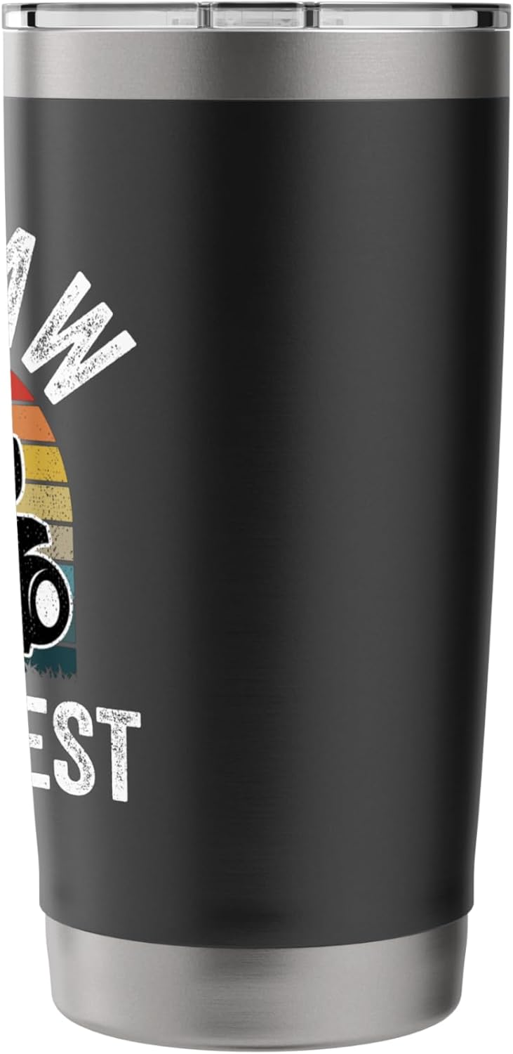 Pawpaw Mows Best Funny Gardener Lawn Care Father's Day Stainless Steel Insulated Tumbler