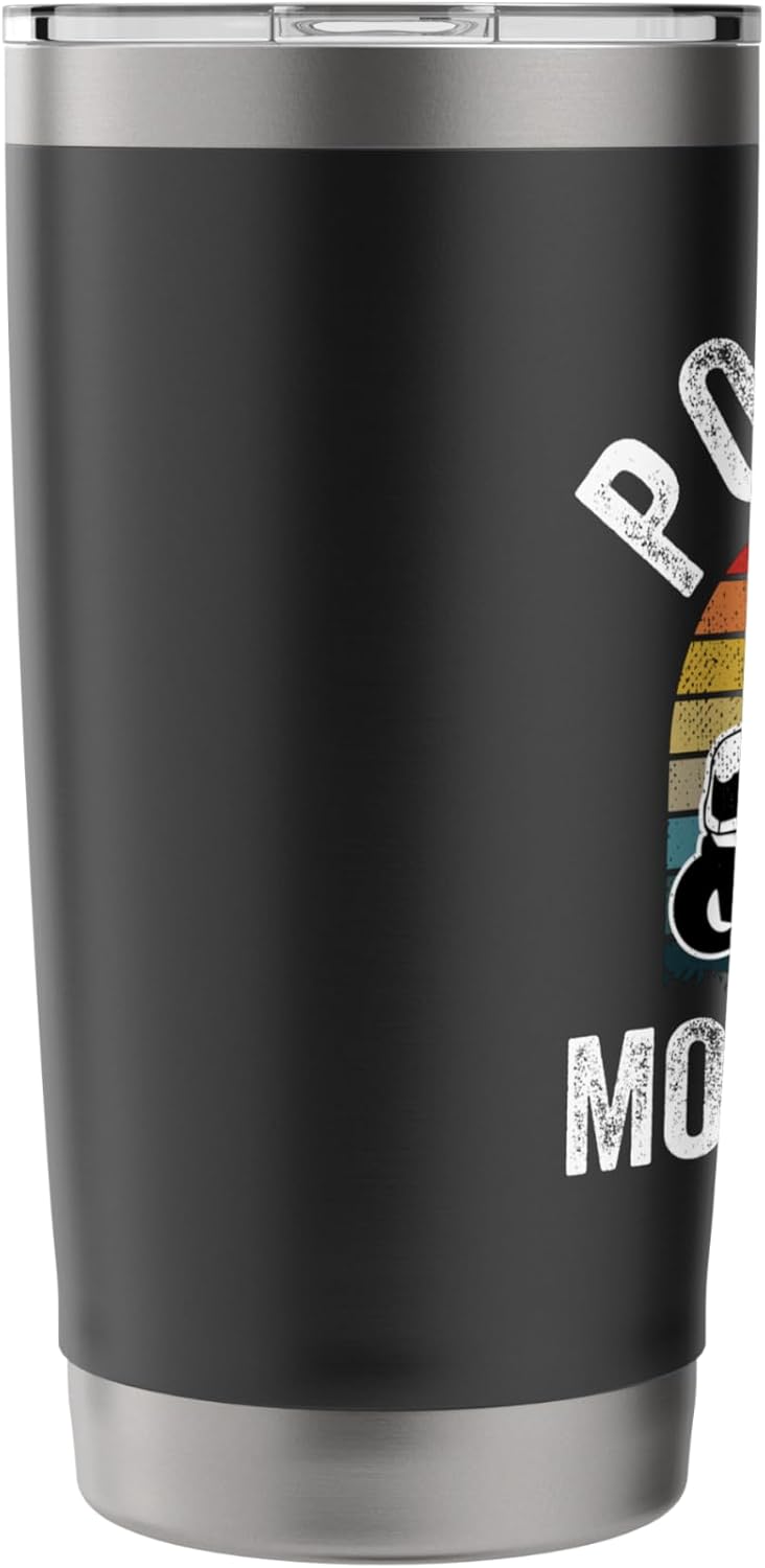 Pop Pop Mows Best Funny Gardener Lawn Care Father's Day Stainless Steel Insulated Tumbler