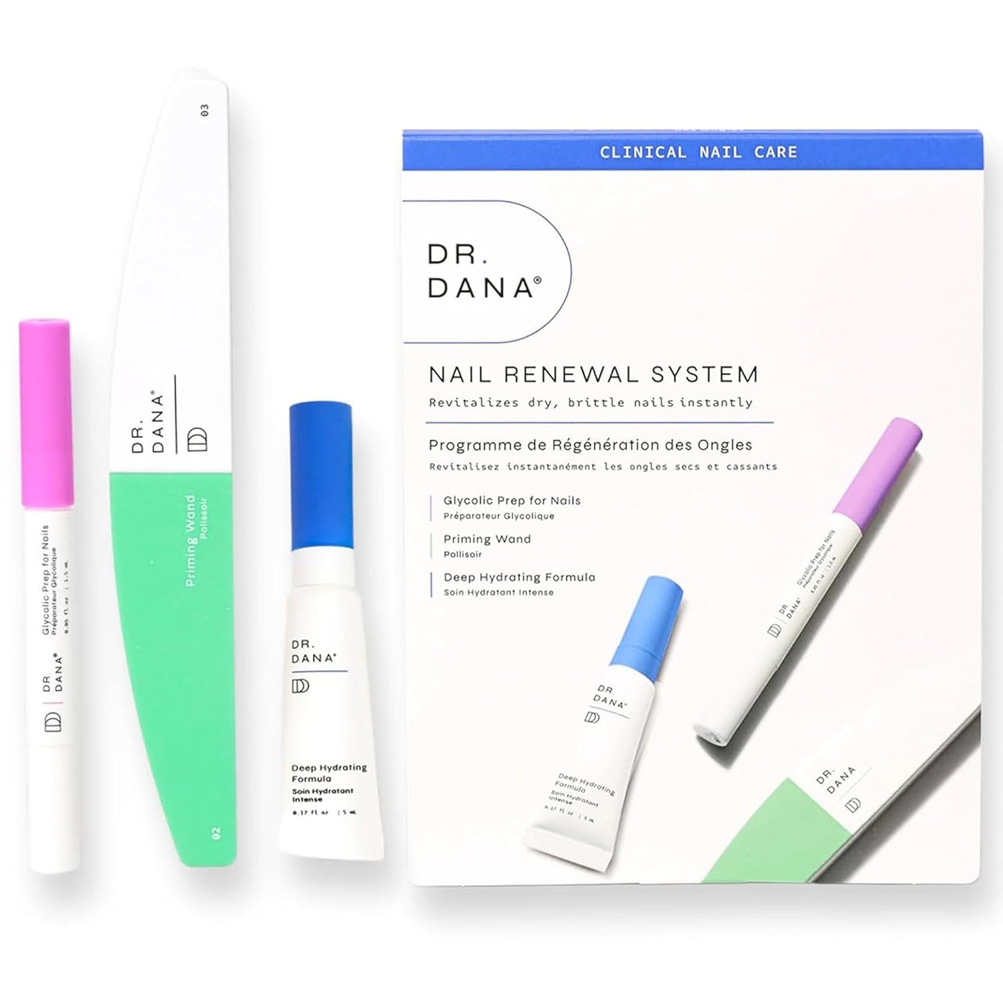 Dr. Dana Nail Repair Kit for Damaged Nails – Strengthening & Exfoliati