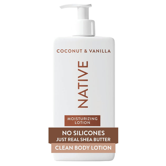 Native Body Lotion Contains Naturally Derived Plant-Based Moisturizers