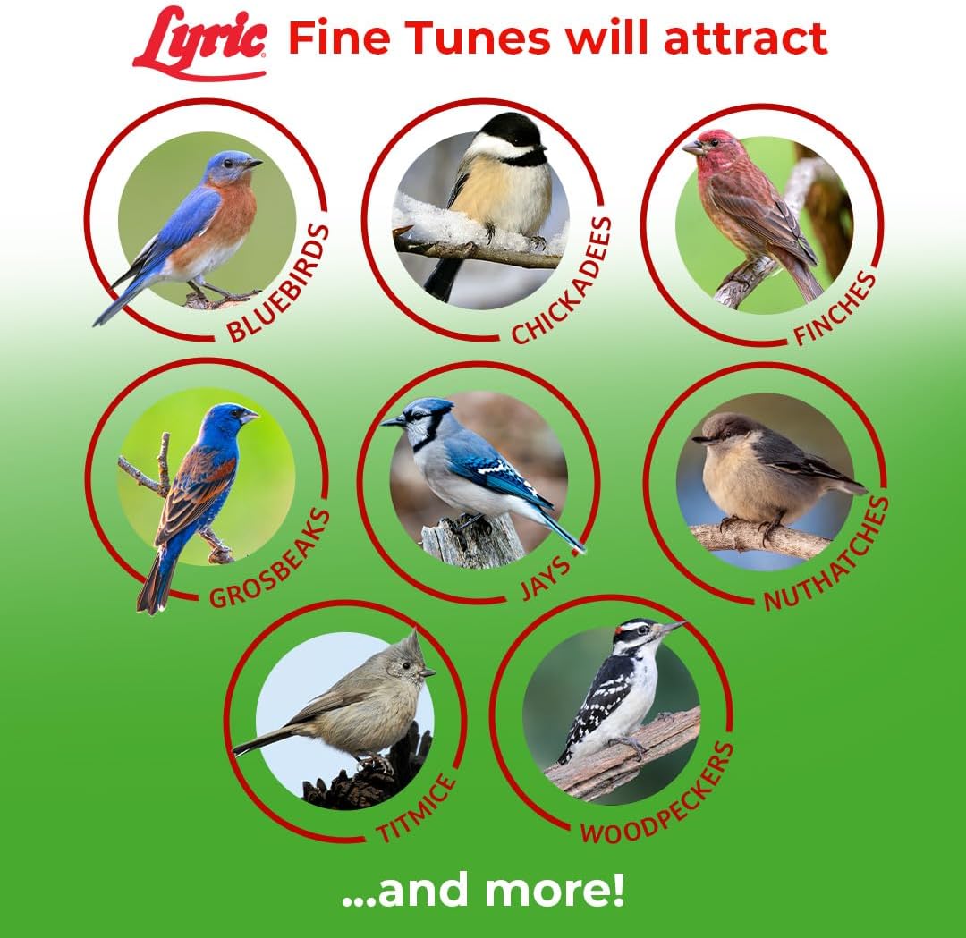 Lyric Peanut Pieces - Shelled Peanuts for Wild Birds 15 lb and Lyric F