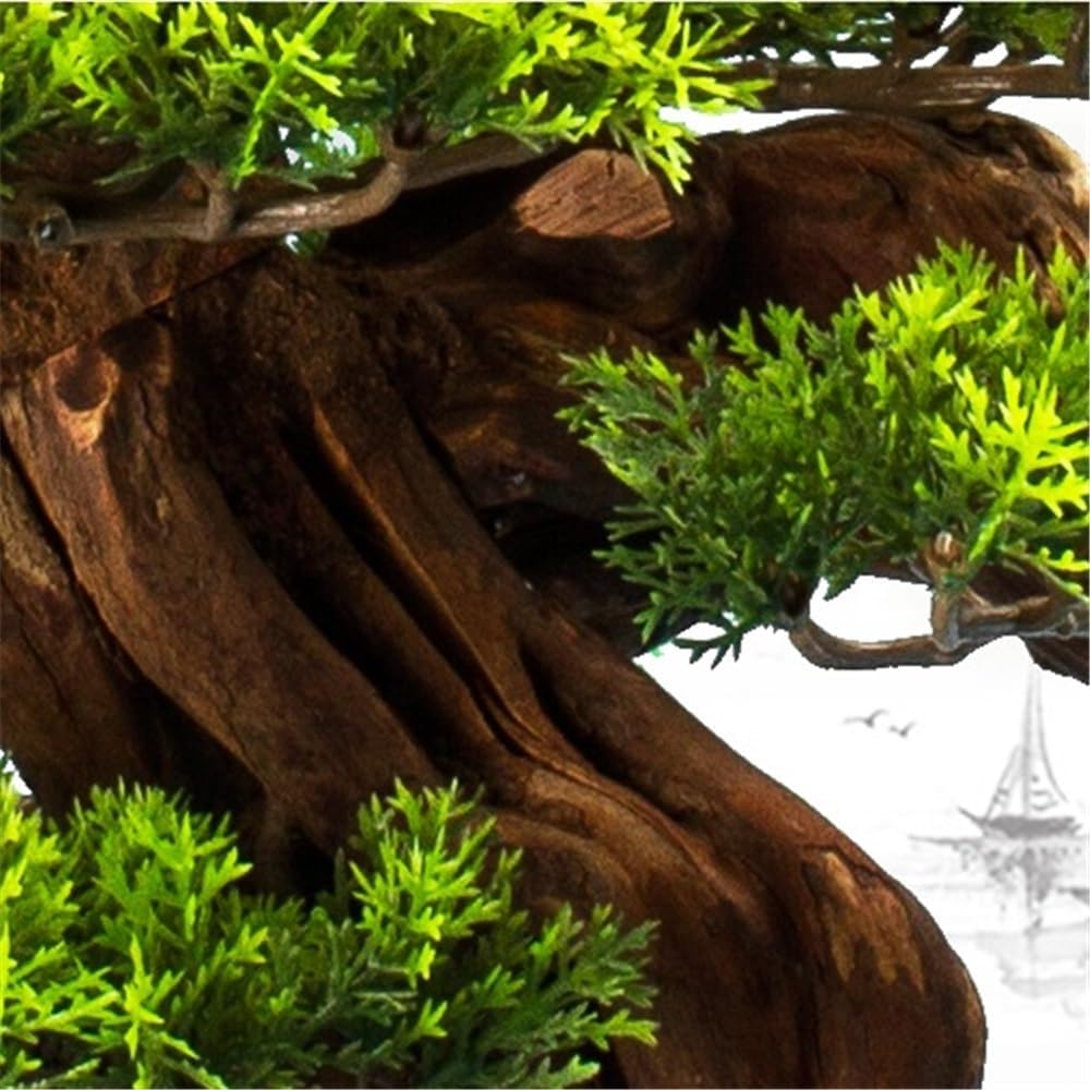 Fake Plant Artificial Bonsai Tree with Ceramic Pots Office Planter Liv