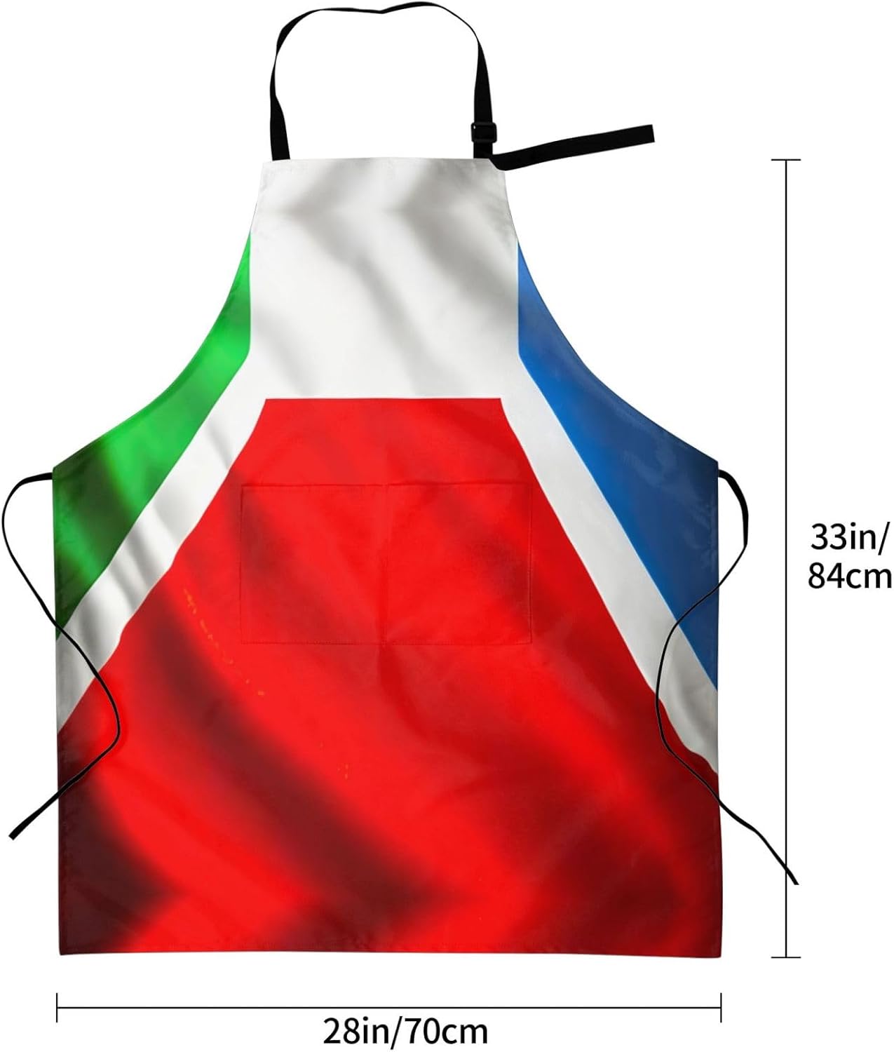 Costa Rica Flag 1 print Waterproof chef's apron with pocket apron for 