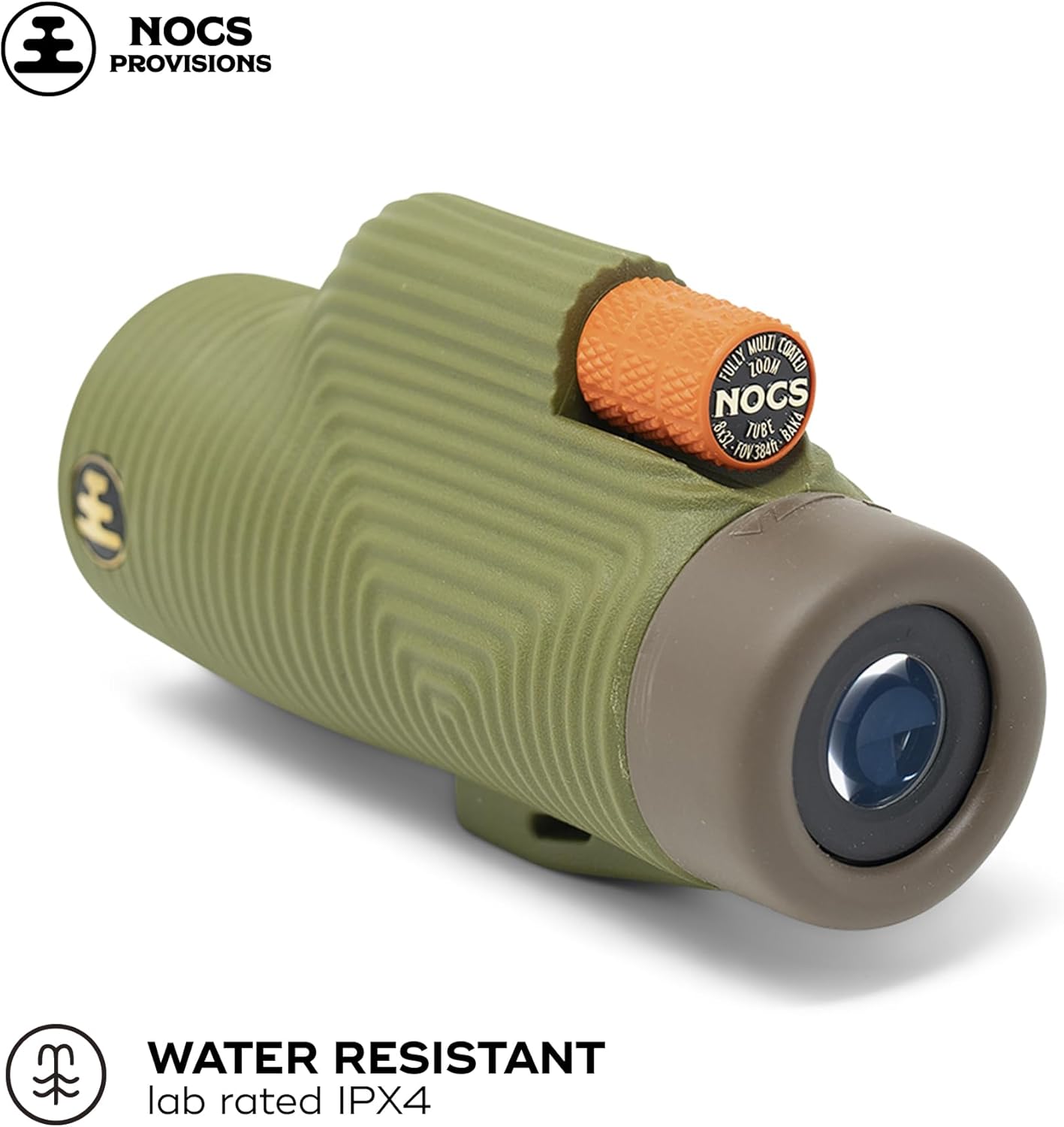 Nocs Provisions Zoom Tube 8x32 Monocular, 8X Magnification Telescope, 