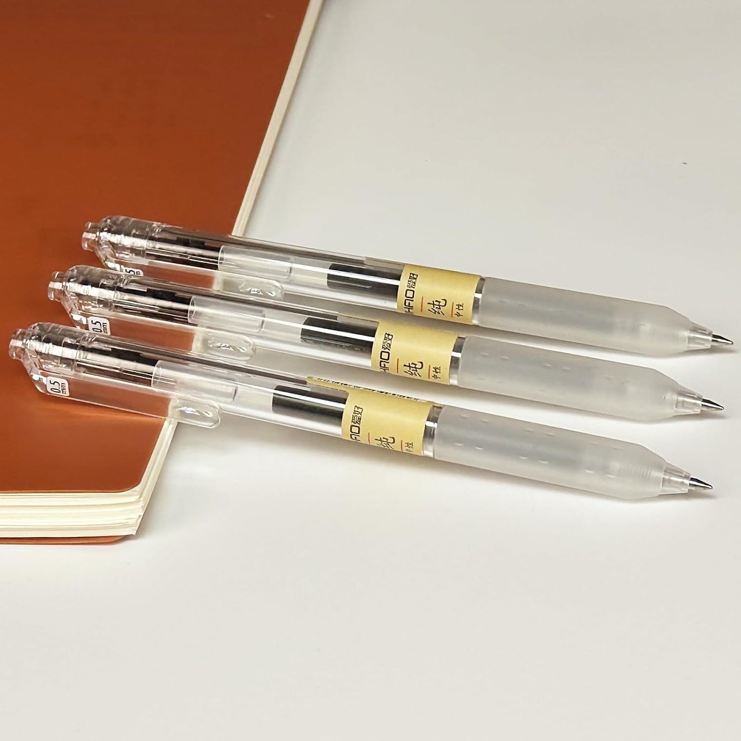 12 Pcs, Gel Pens 0.5mm, Retractable Pens, Black Pens 0.5 Fine Point, S