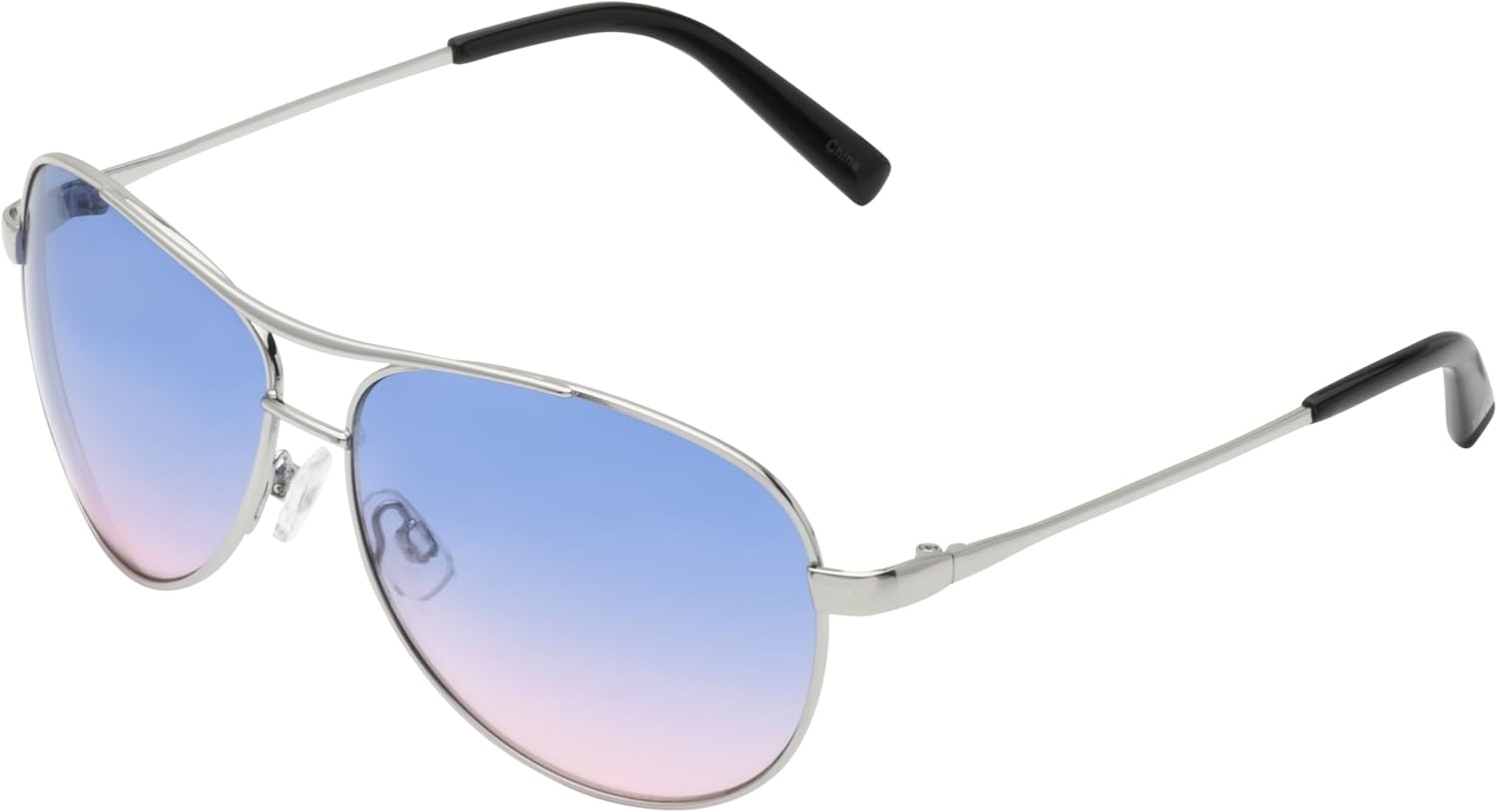 Jessica Simpson Women's J106 Iconic Metal Aviator Pilot Sunglasses wit