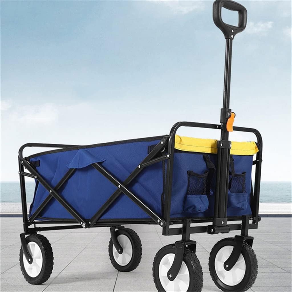HBJWOV Folding Trolley Garden Supplies Outdoor Garden Carts Camping Fo