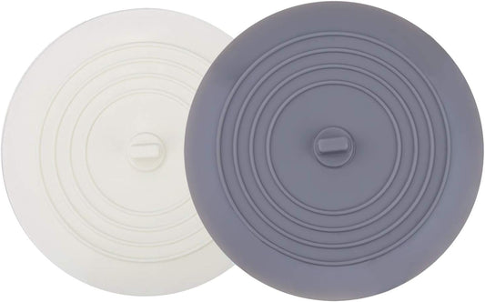 V-TOP Tub Stopper 2 Pack, 6 inches Large Silicone Drain Plug Hair Stop