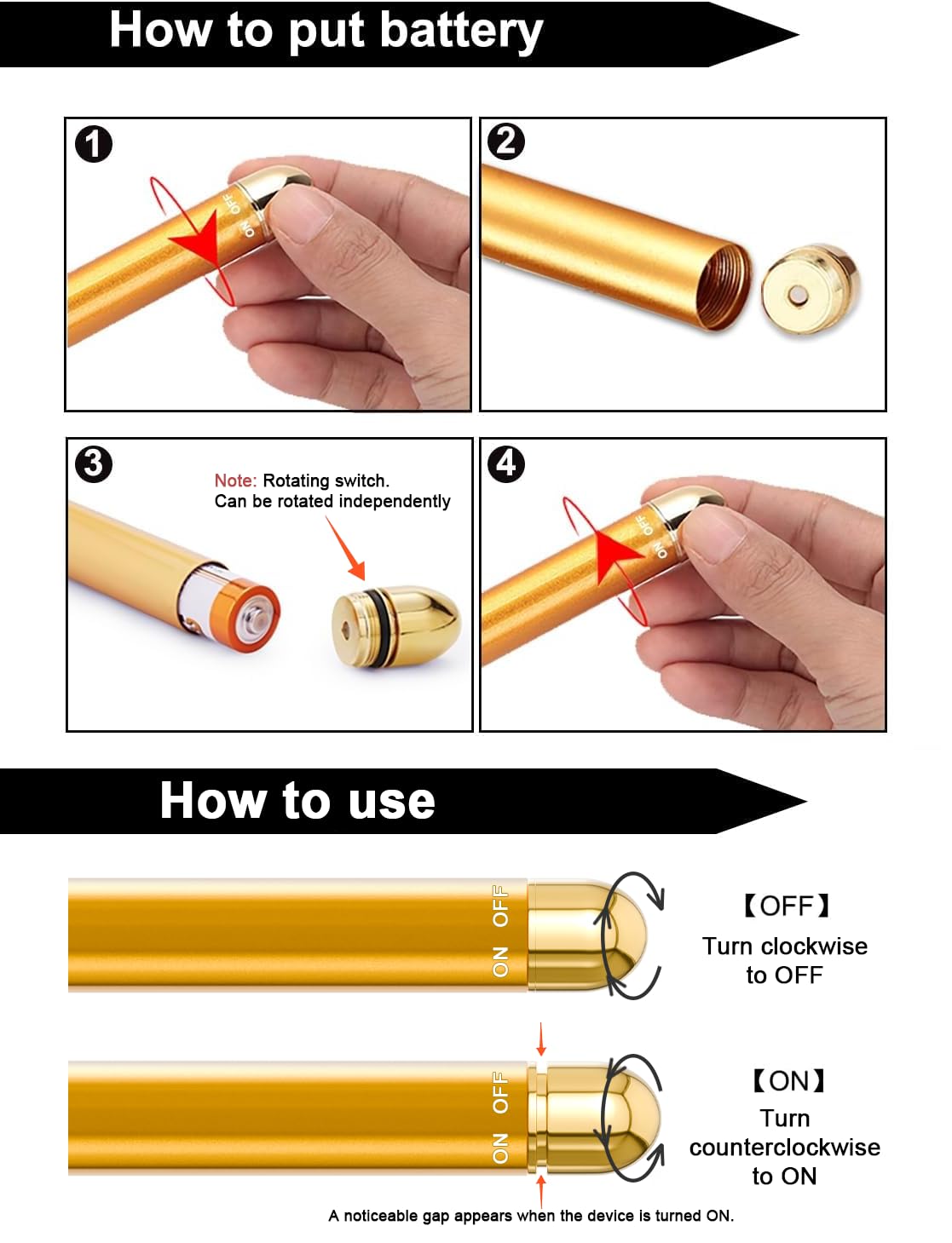 Amirce Face Massager Roller Golden 3D Roller Electric Facial Roller an
