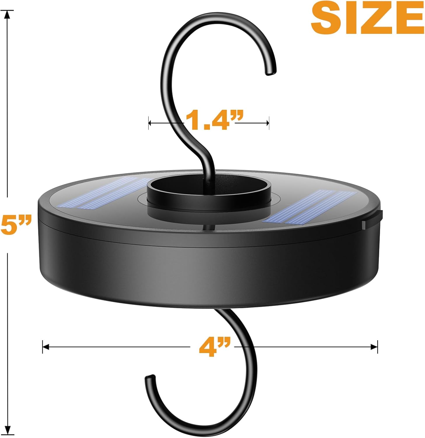 Ant Moat with Solar Lights for Hummingbird Feeders, Hanging Ant Guard,