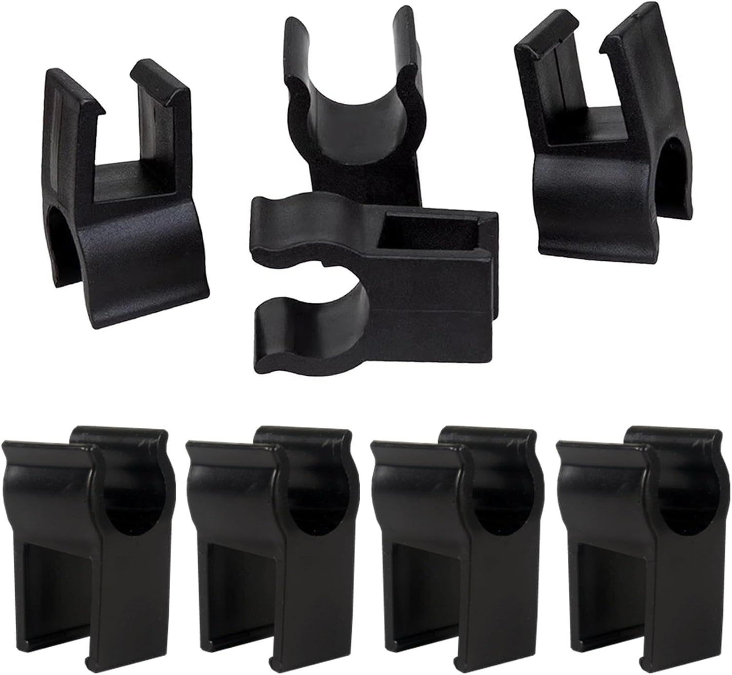8 Pack Camping Wagon Table Top Attachment Buckle Snap-on Mount Pole Cl