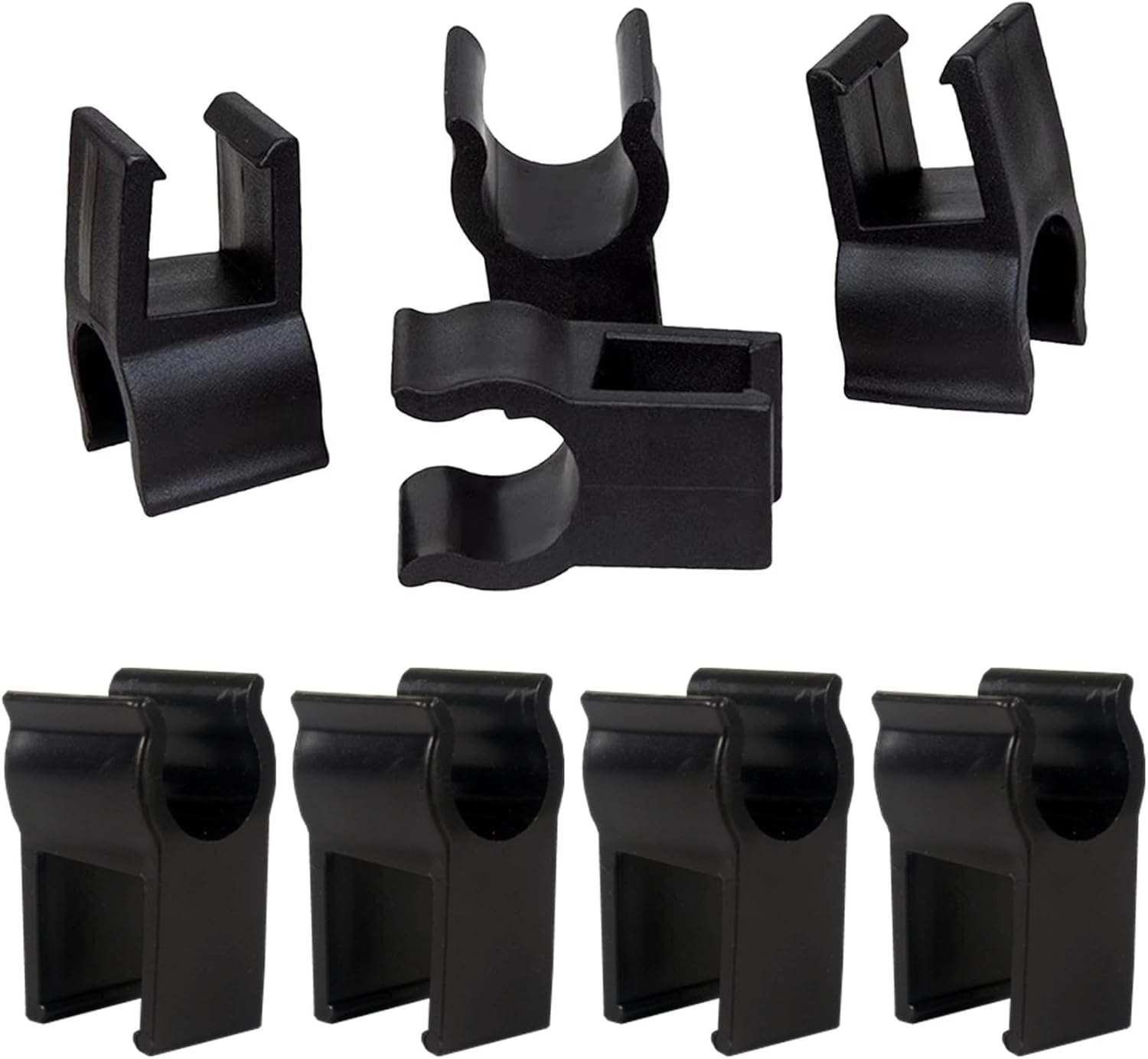8 Pack Camping Wagon Table Top Attachment Buckle Snap-on Mount Pole Cl