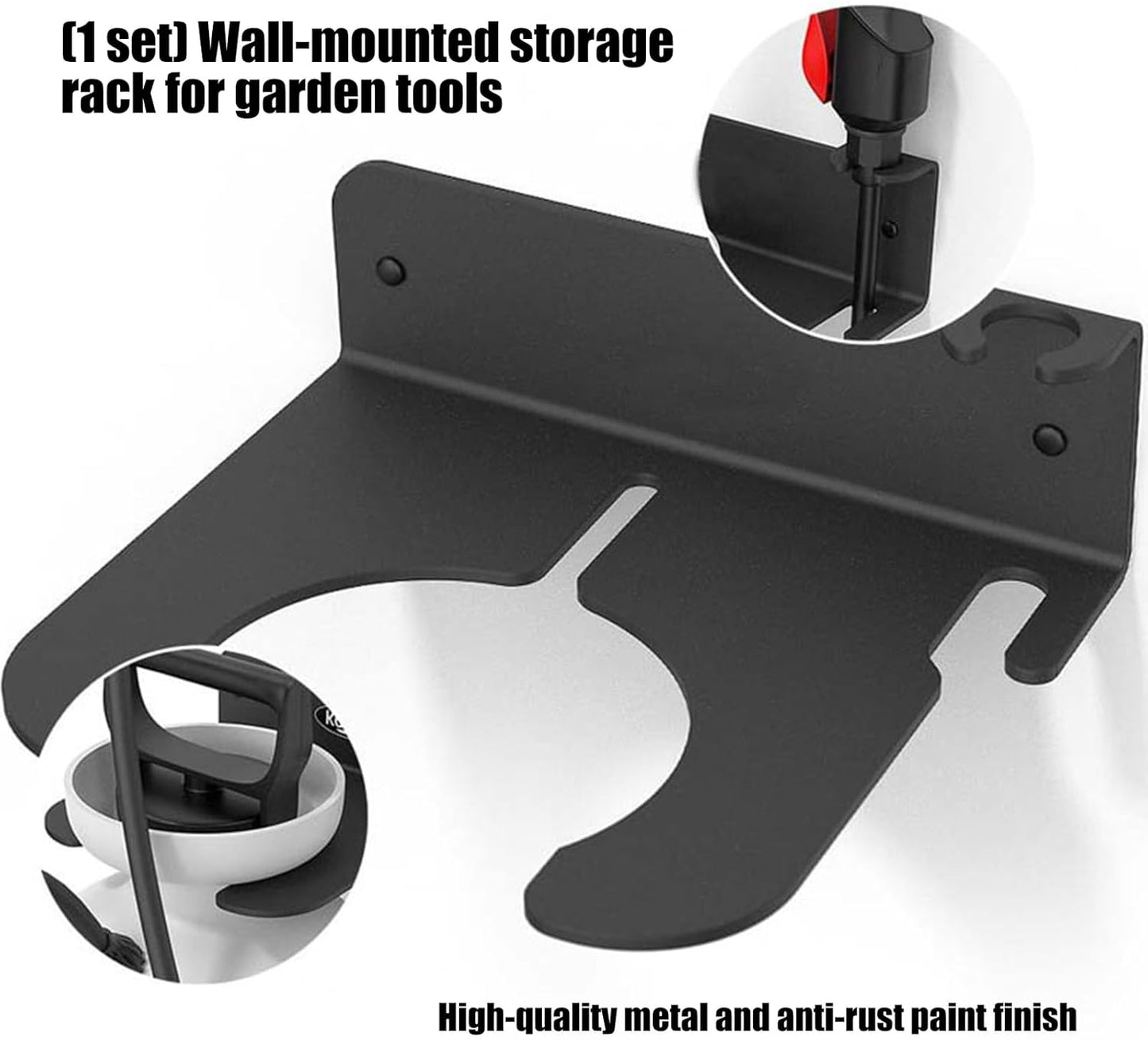 Screw On Wall Hook Garage Tool Storage Planner Heavy Duty Rack for Lad