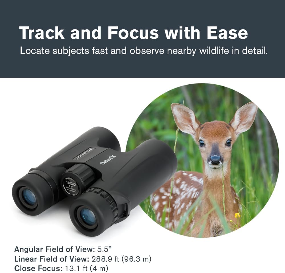 Celestron - Outland X 10x42 Binoculars – Ideal for Birding and Outdoor