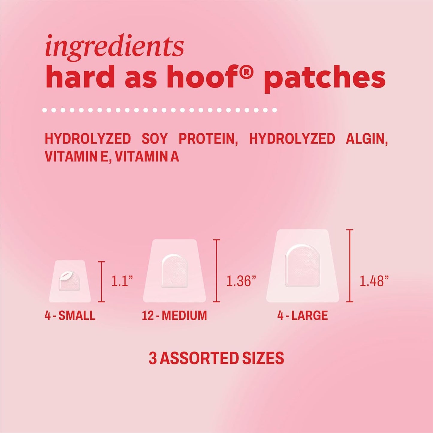 Onyx Professional Hard as Hoof S.O.S Nail Patches - Nail and Cuticle S