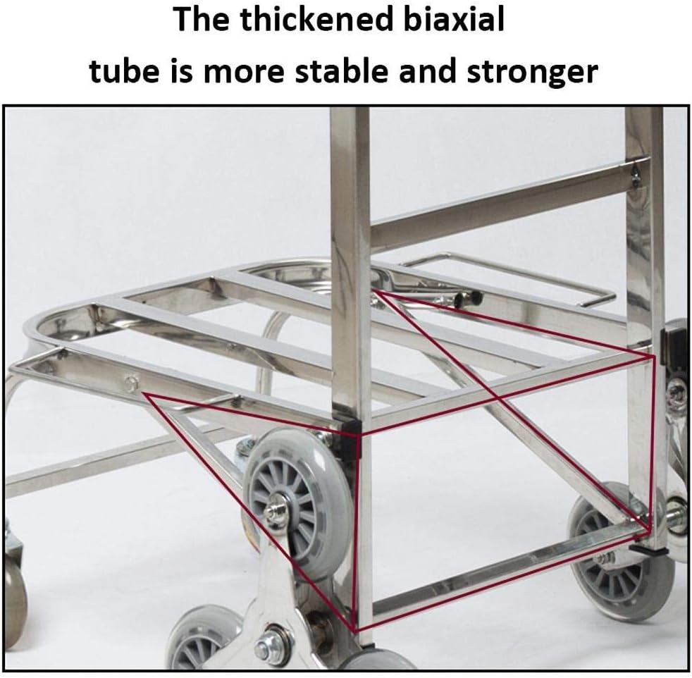 Iron Multi-Functional Trolley Titties with Anti Puncture Rubber Wheels