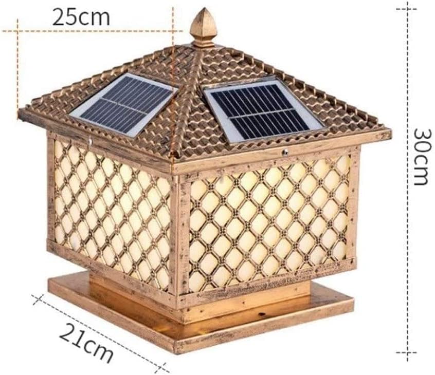 Outdoor Wall Lights European Antique External Patio Streetlight Solar 
