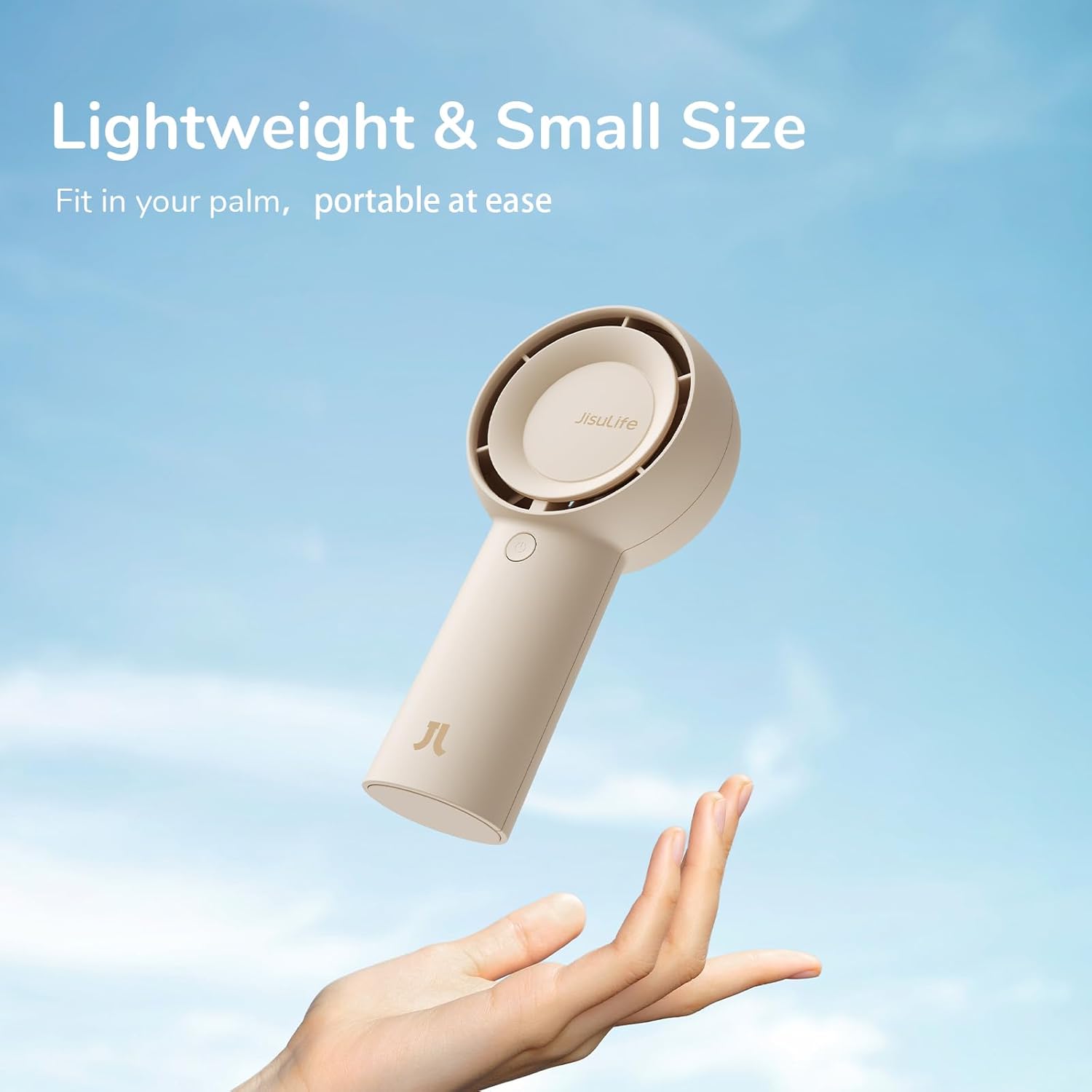 JISULIFE Handheld Portable Turbo Fan [16H Max Cooling Time], 4000mAh U