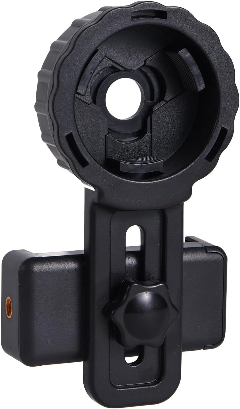 Universal Binocular Phone Adapter, 360°Rotatable Telescope Microscope 
