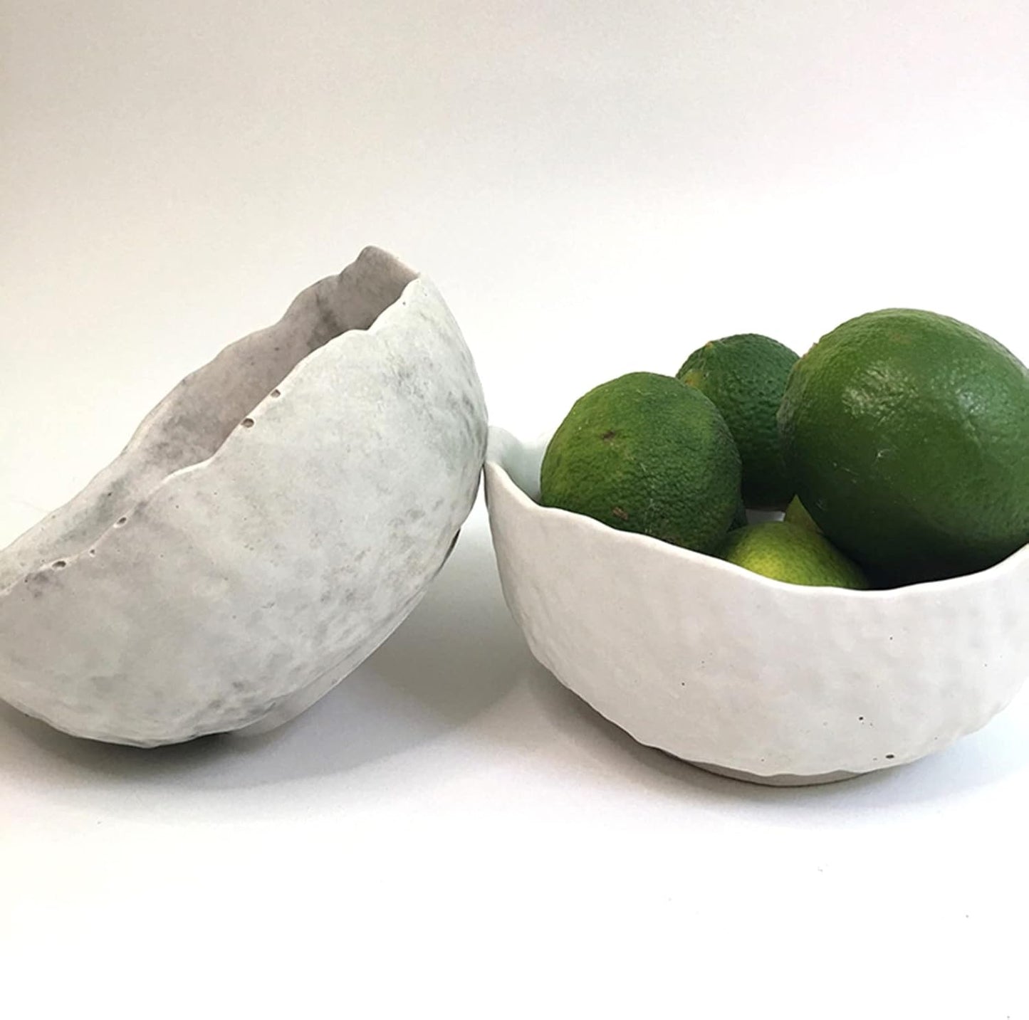 Geometric Flower Pot Silicone Mold Succulent Planter Vase Cactus Concrete Mold Epoxy Resin Candle Pen Holder Plaster Cement Clay Mould (Bowl Shape)