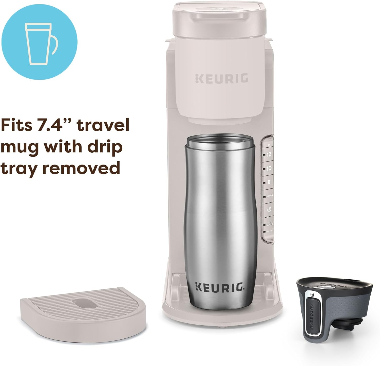 Keurig K-Express Single Serve K-Cup Pod Coffee Maker, 3 Brew Sizes, St