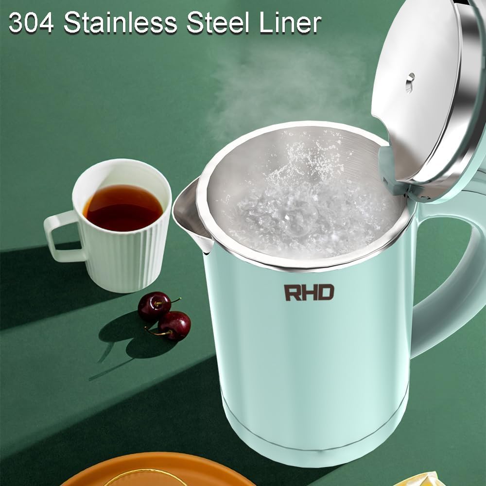 0.5L Small Portable Electric Kettles for Boiling Water, Stainless Stee