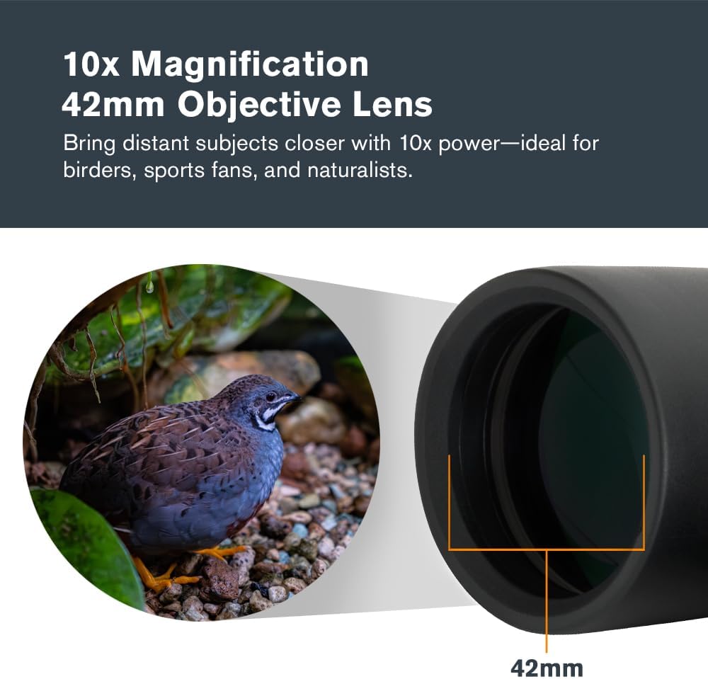 Celestron - Outland X 10x42 Binoculars – Ideal for Birding and Outdoor