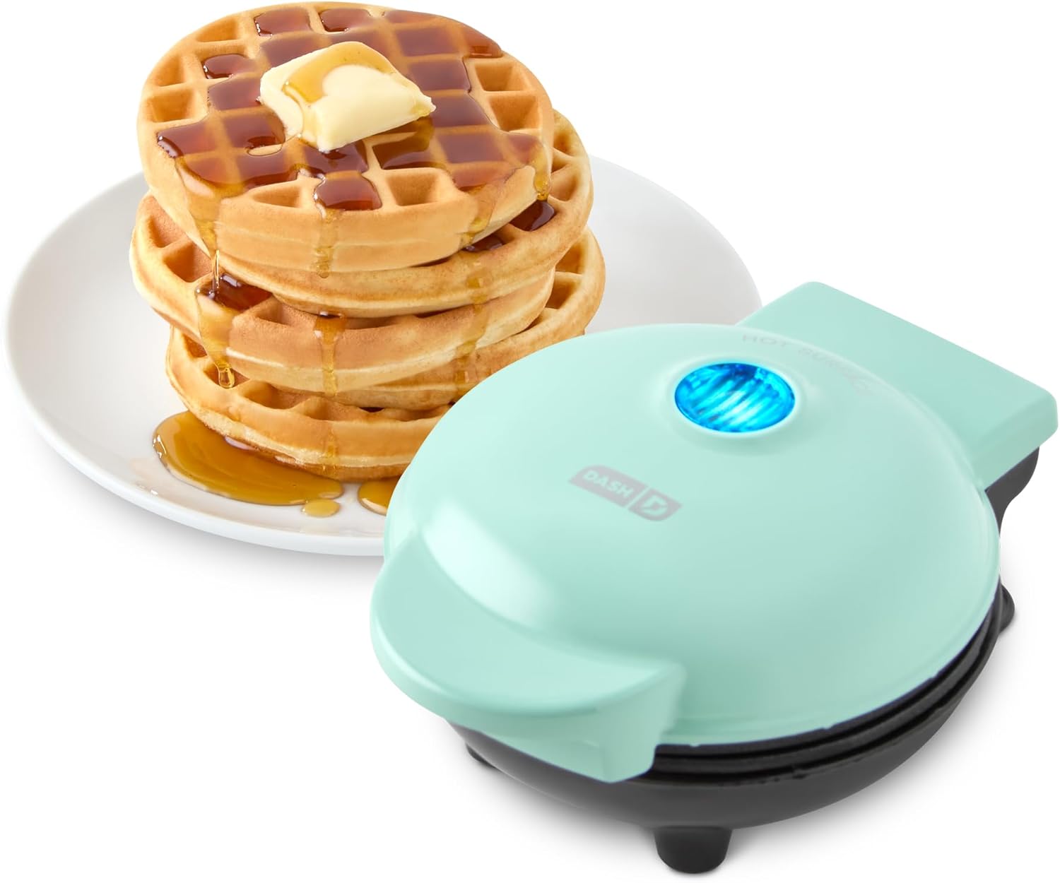 Dash Mini Waffle Maker- Compact Electric Iron for Creative Homemade Tr