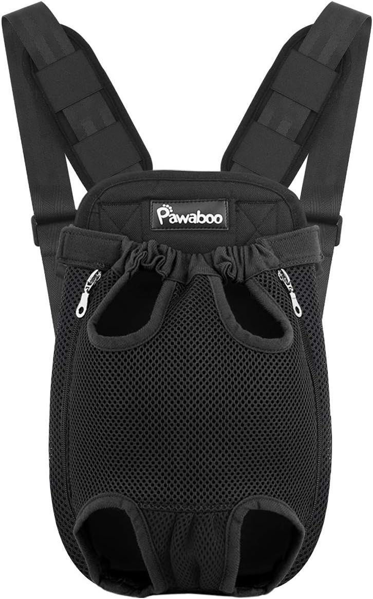 Pawaboo Pet Carrier Backpack, Adjustable Pet Front Cat Dog Carrier Bac