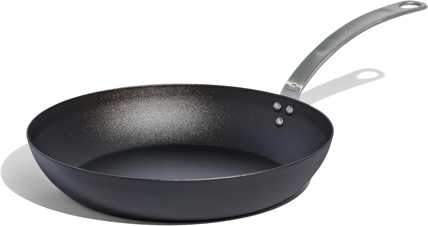 Made In Cookware | Seasoned 12" Blue Carbon Steel Frying Pan - (Like C