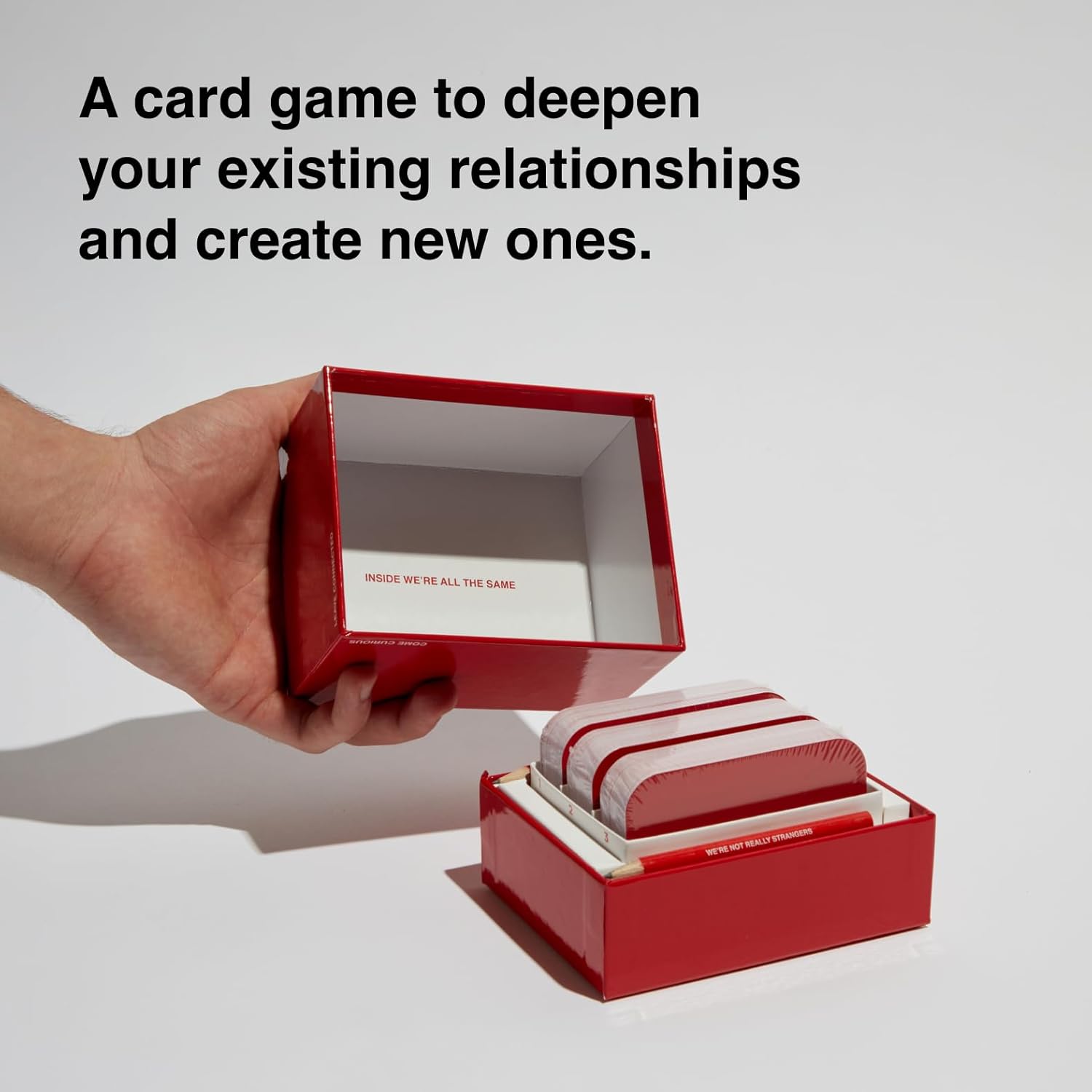 WE'RE NOT REALLY STRANGERS Card Game - 150 Conversation Cards for Adul