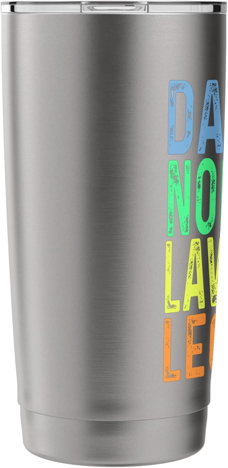 Funny Dad Nonno Lawn Care Legend Grass Mowing Lawn Mower Dad Stainless Steel Insulated Tumbler