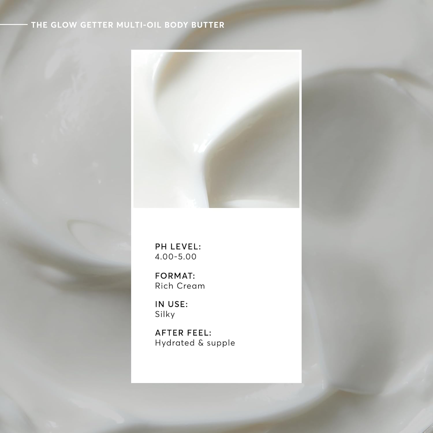 Naturium The Glow Getter Whipped Multi-Oil Body Butter, Firming Cream 