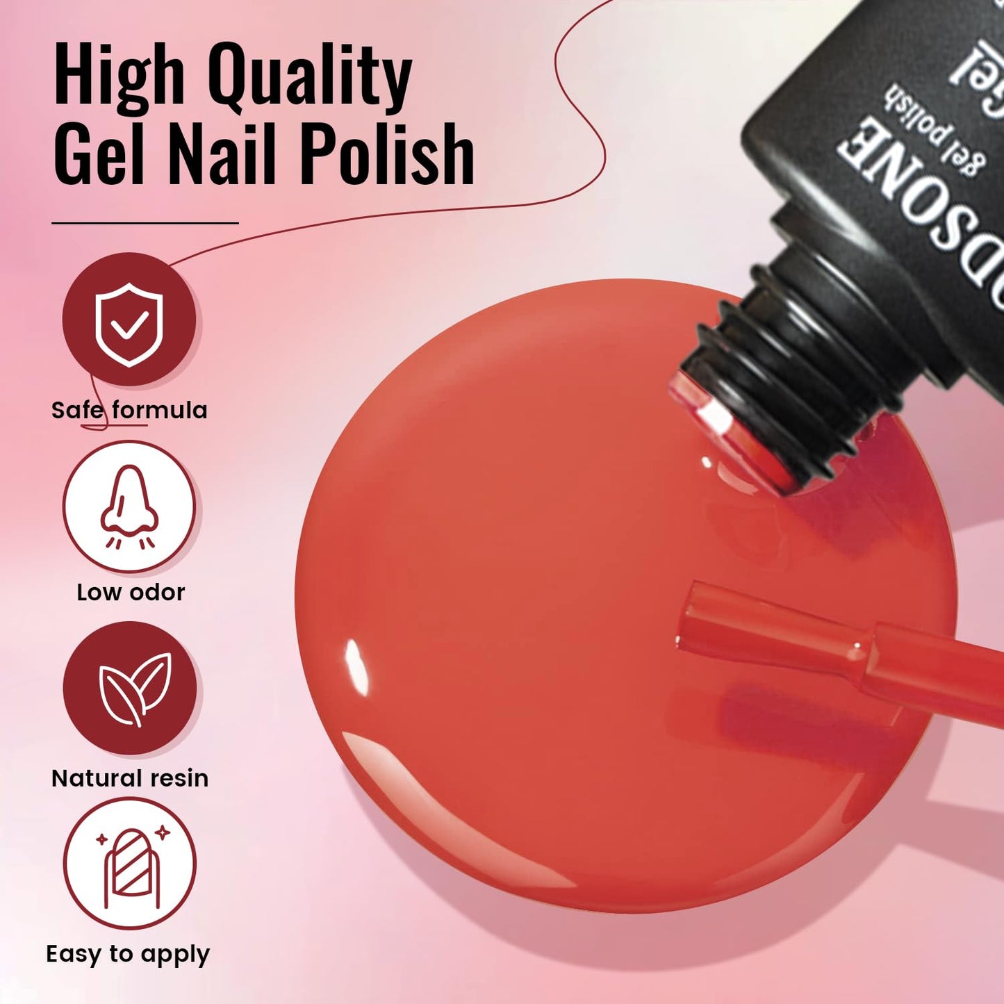 JODSONE Gel Nail Polish Kit with U V Light 32 Colors Gel Polish Nail +