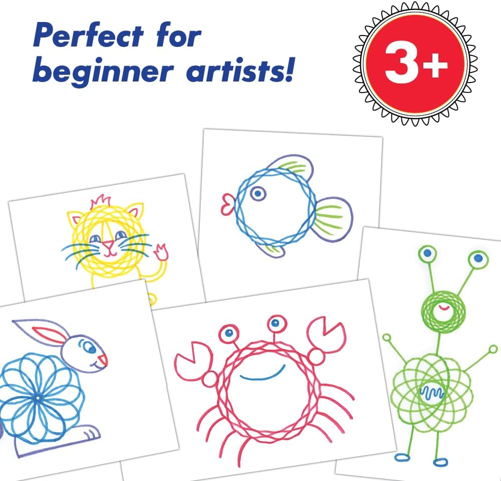 Spirograph Jr. — Jumbo Sized Gears Classic Retro Toy For Spiral Drawin