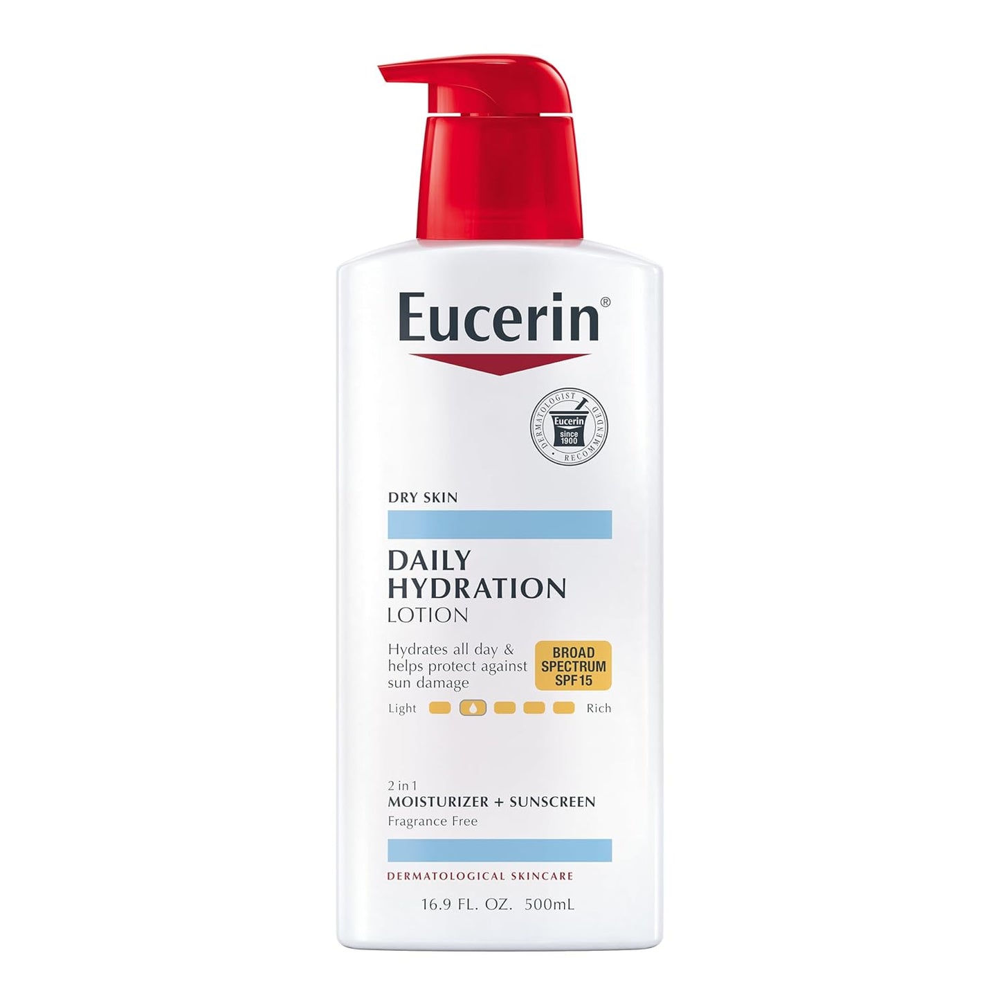 Eucerin Daily Hydration Lotion with SPF 15 - Broad Spectrum Body Lotio