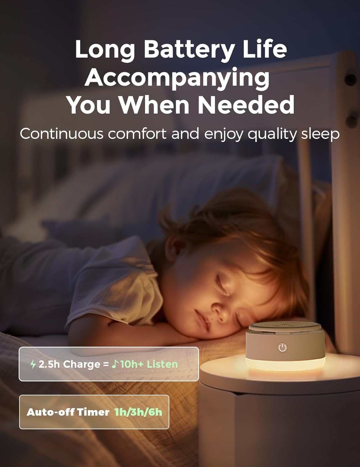 Momcozy Sound Machine for Baby-20 Soothing Sounds & Touch Warm Light P