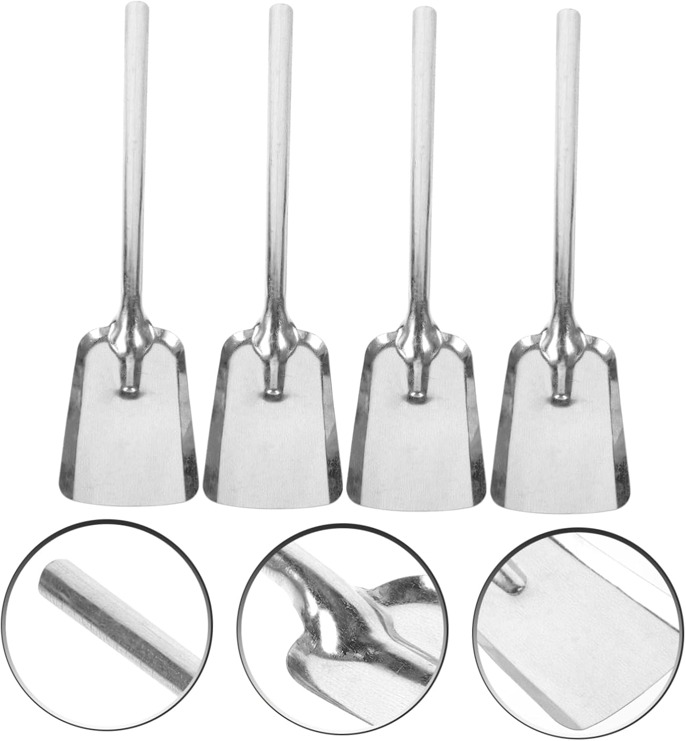 BESTOYARD 4pcs Professional Coal Ash Tools Sturdy Fireplace Shovel Coa