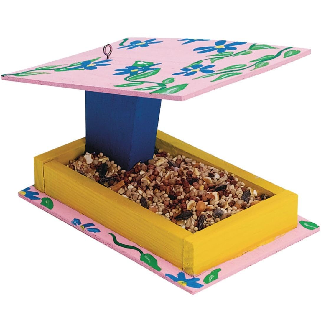 Unfinished Wood Bird Feeders, Unassembled (Pack of 12)