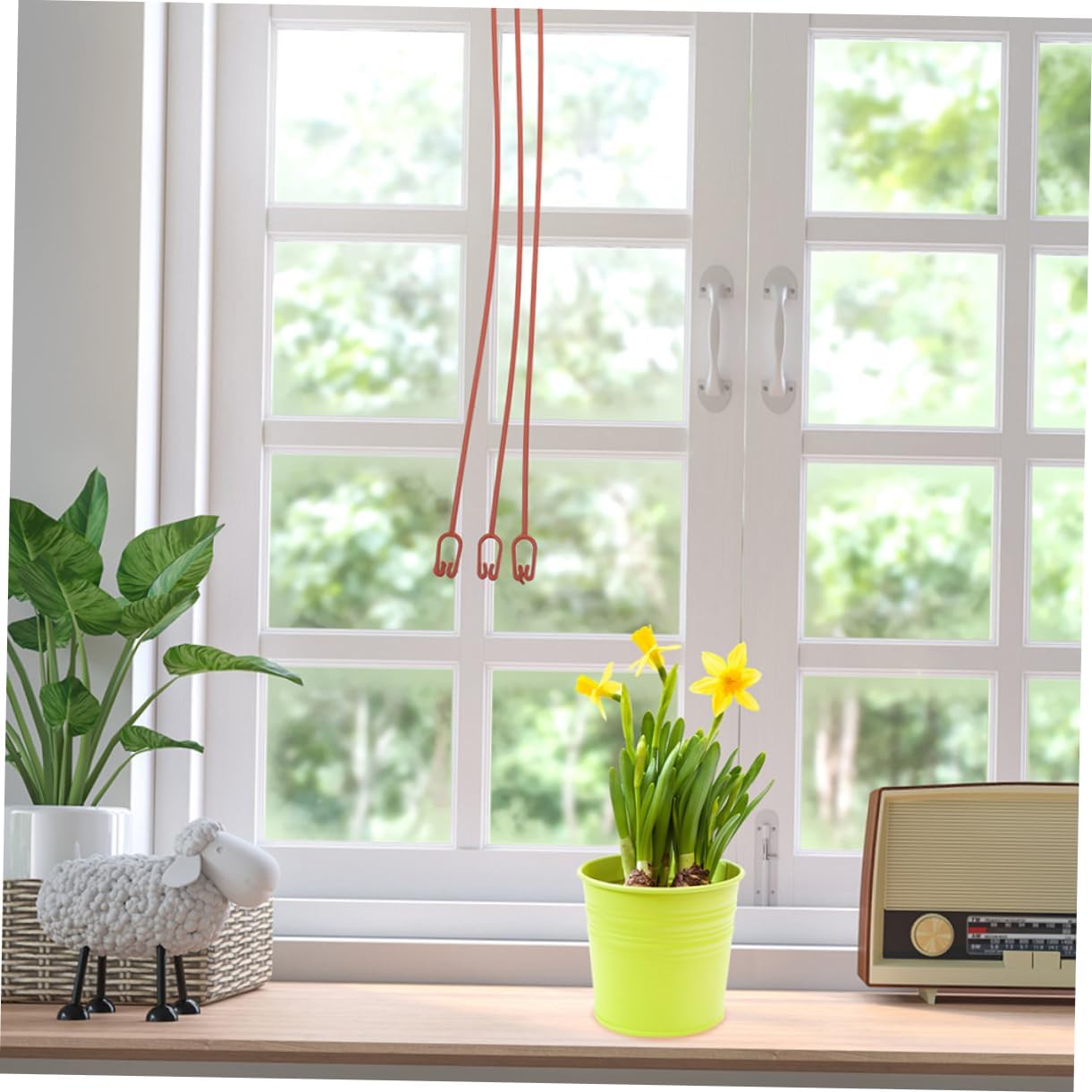 Milisten 30Pcs Durable Plant Hooks for Hanging Flower Pots Versatile S