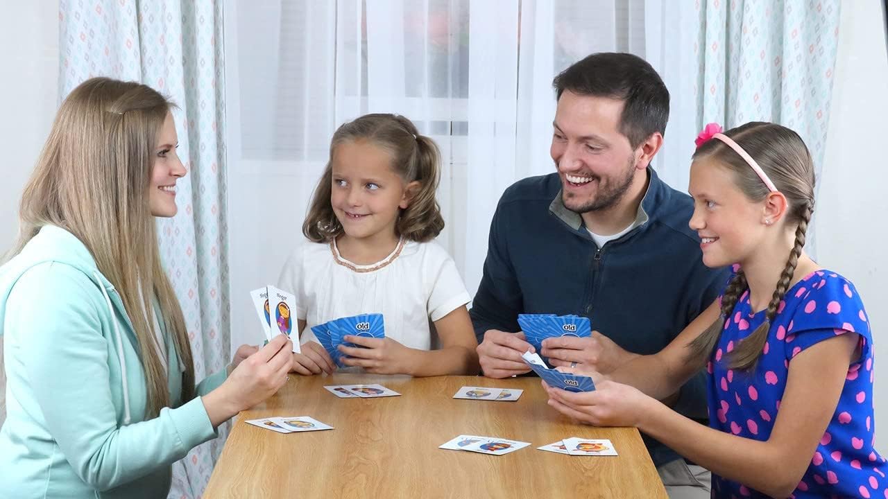 Regal Games Card Games for Kids - Go Fish, Crazy 8's, Old Maid, Slap J